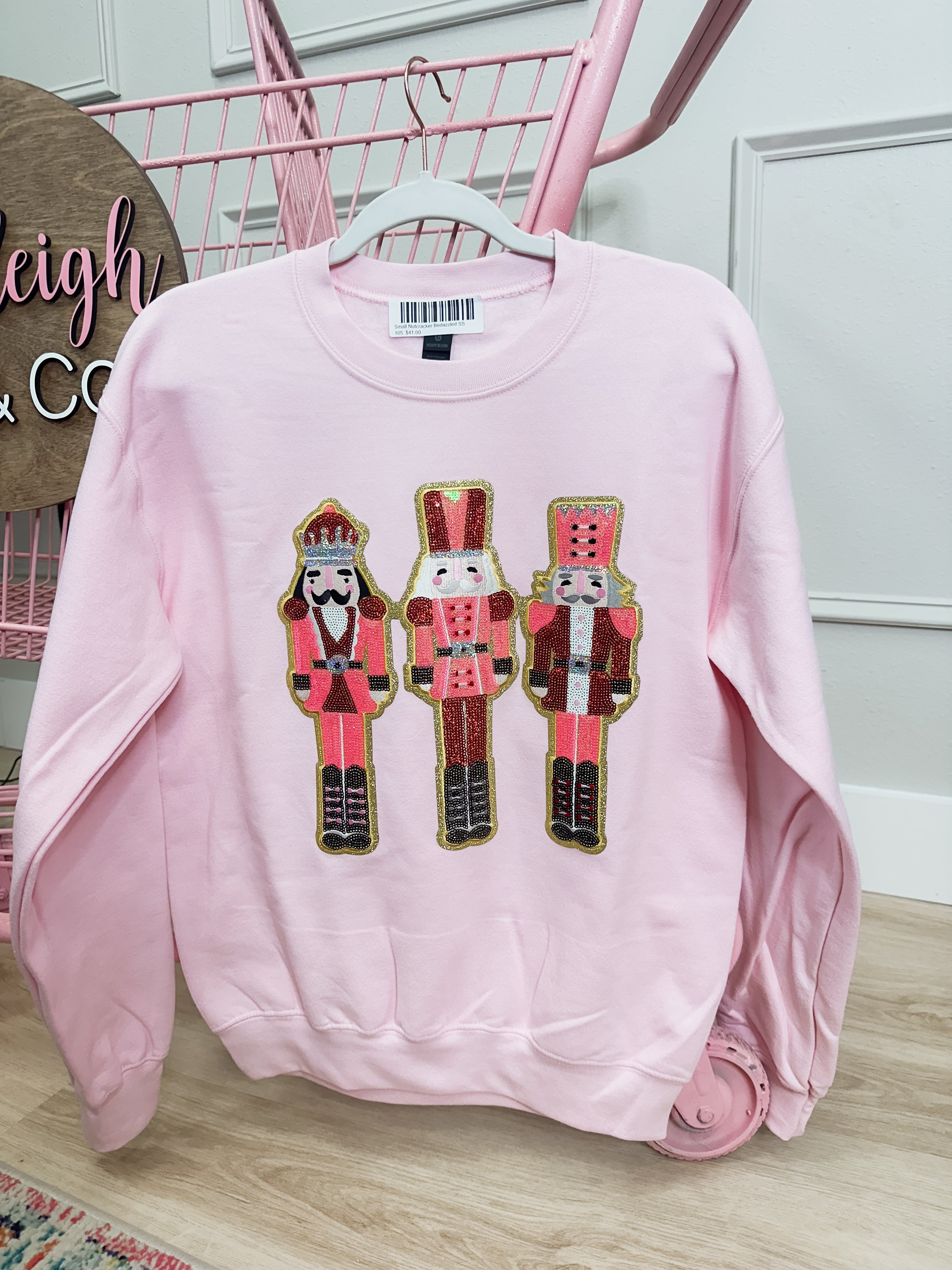 Nutcracker Trio Bedazzled Sweatshirt