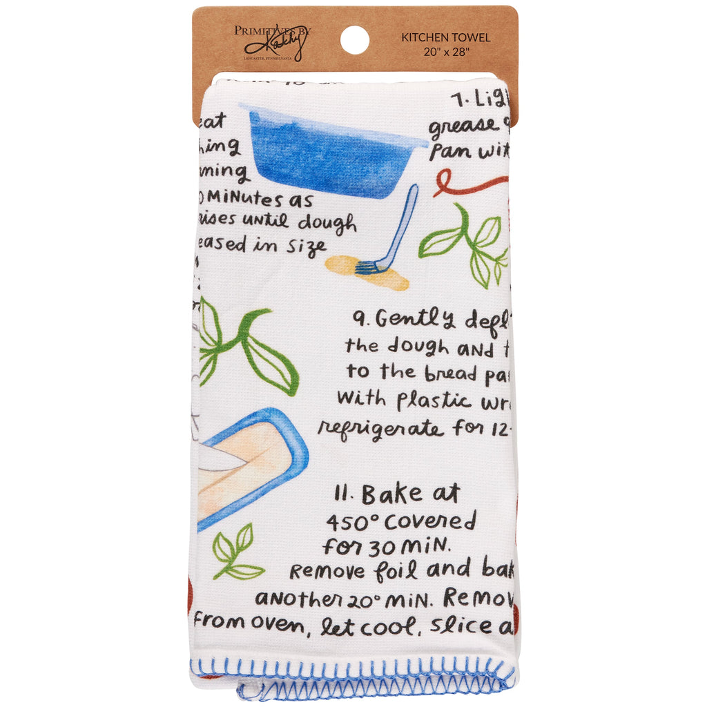 sourdough bread recipe kitchen towel