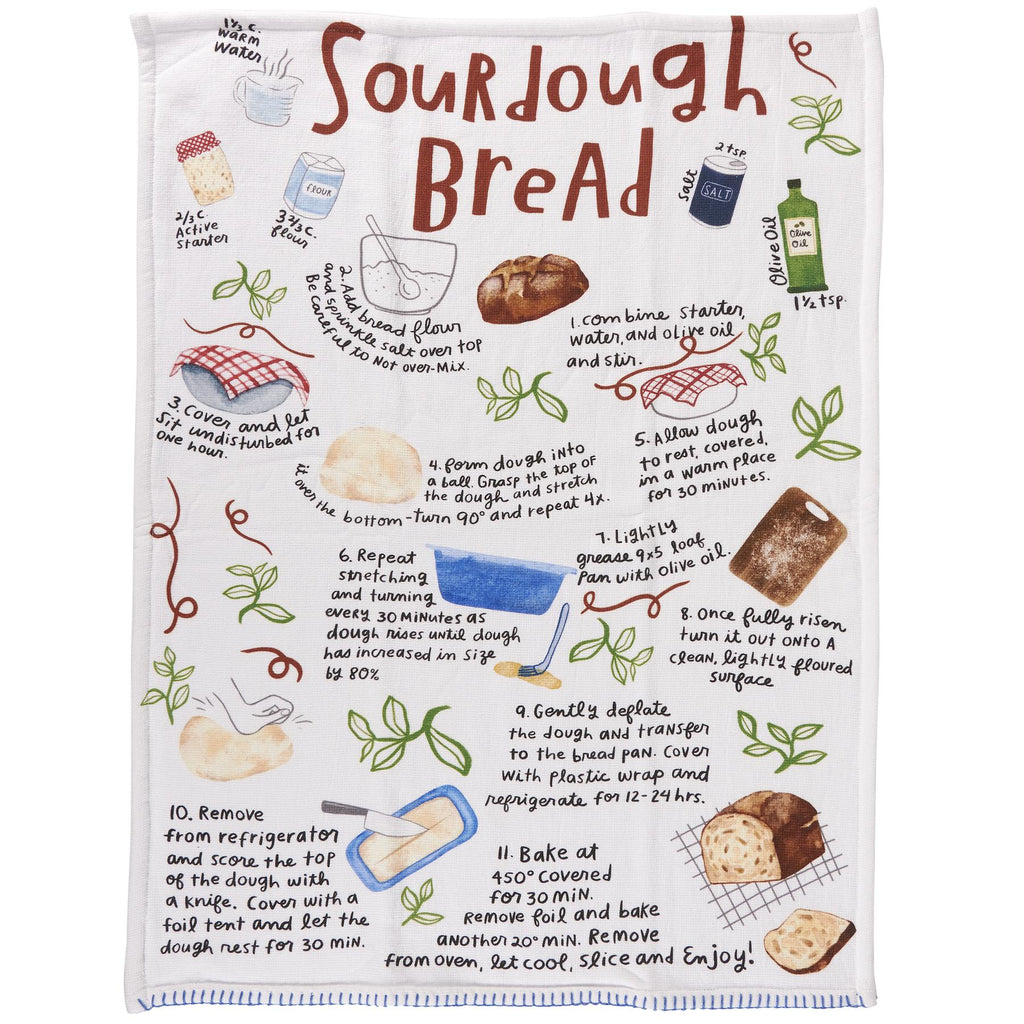 sourdough bread recipe kitchen towel