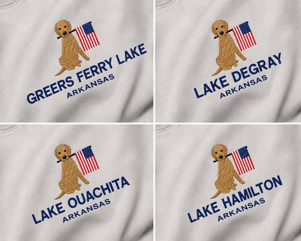 pup & lake pre order tees