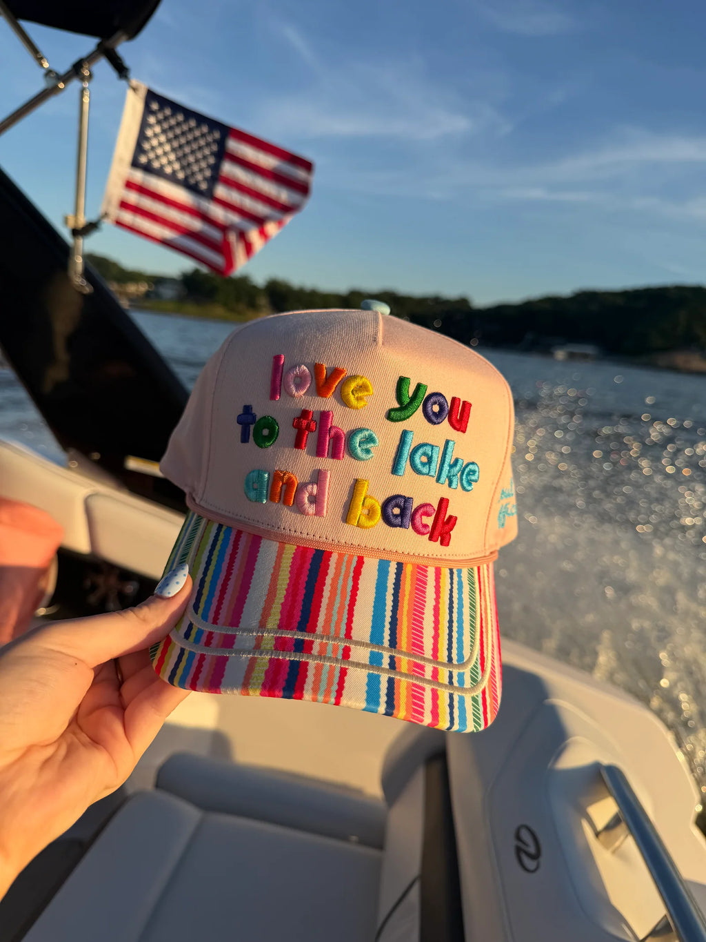 love you to the lake and back trucker