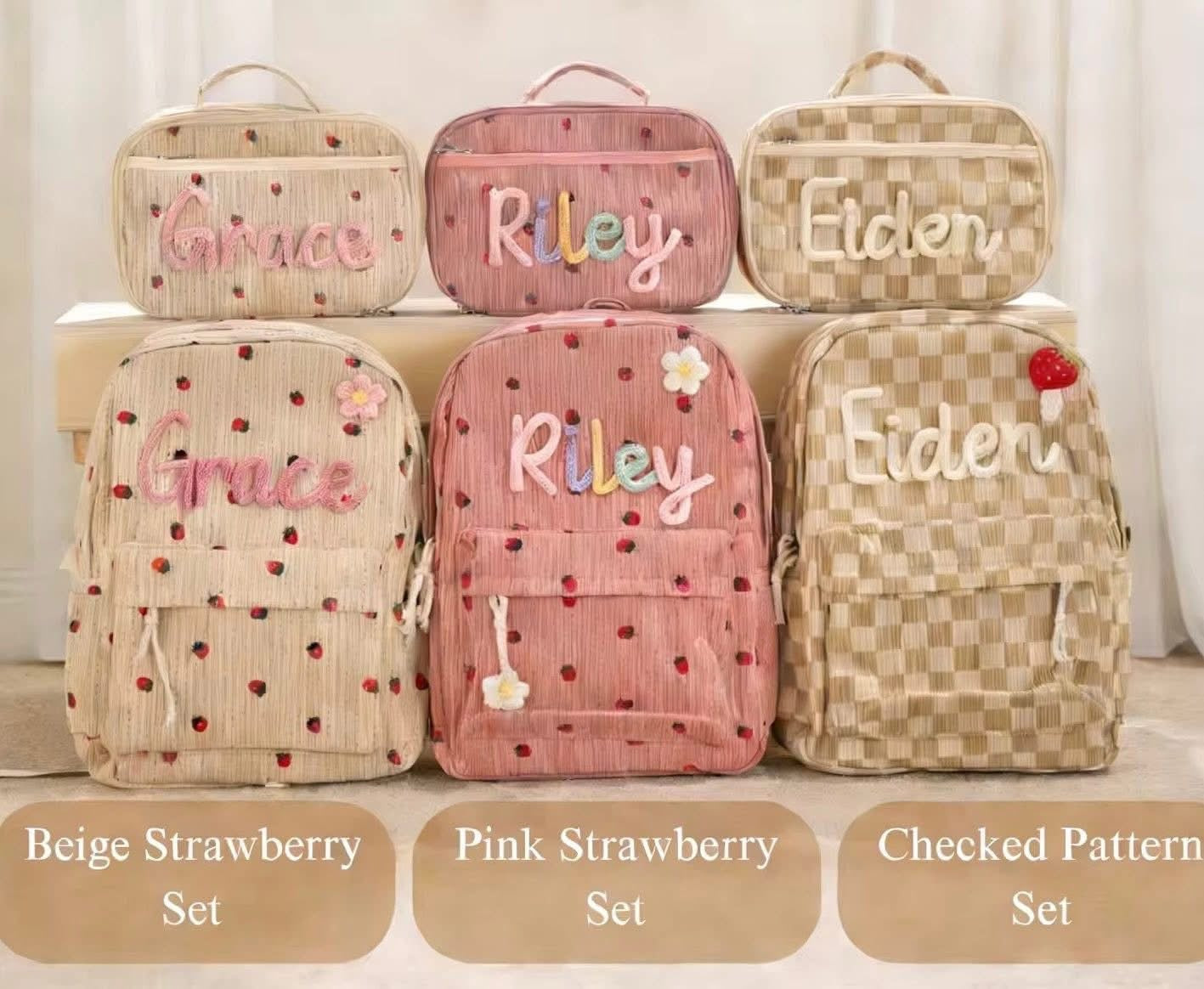 custom backpack/ pencil pouch/ lunchbox pre order
