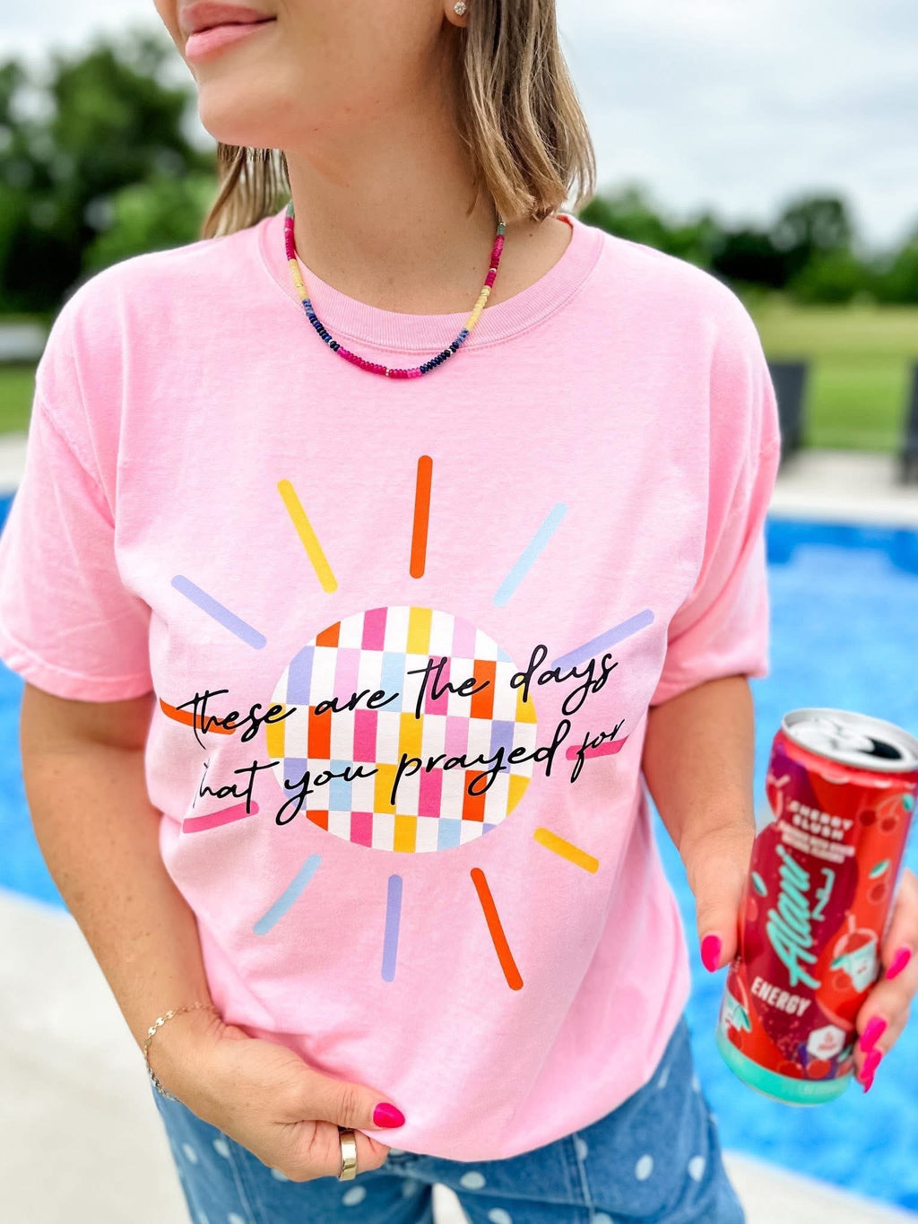 “these are the days you prayed for” pre order tee
