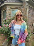rainbow cardigan