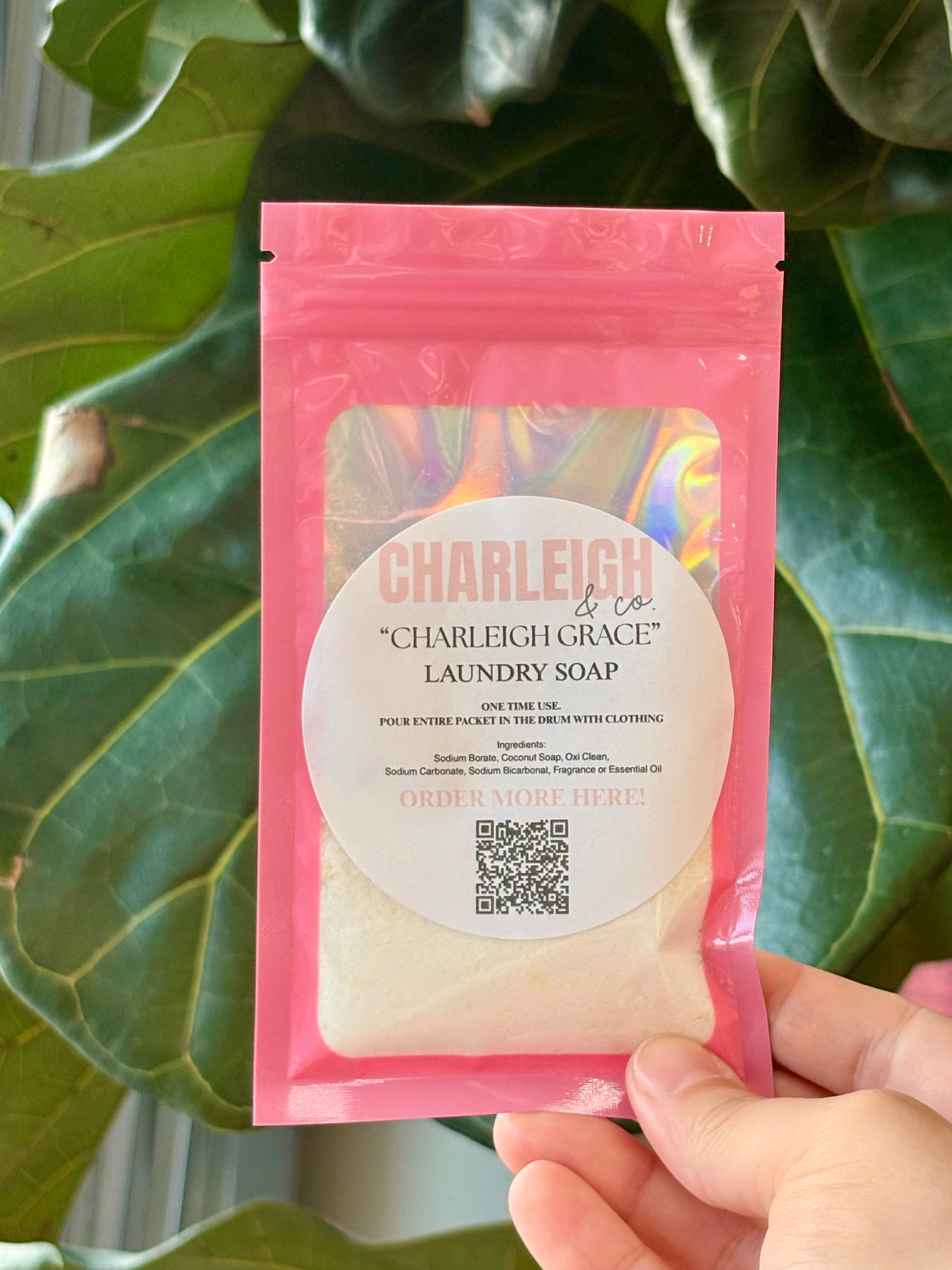 charleigh grace laundry soap - SAMPLE (2 SCOOPS)