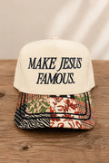 make Jesus famous trucker hat