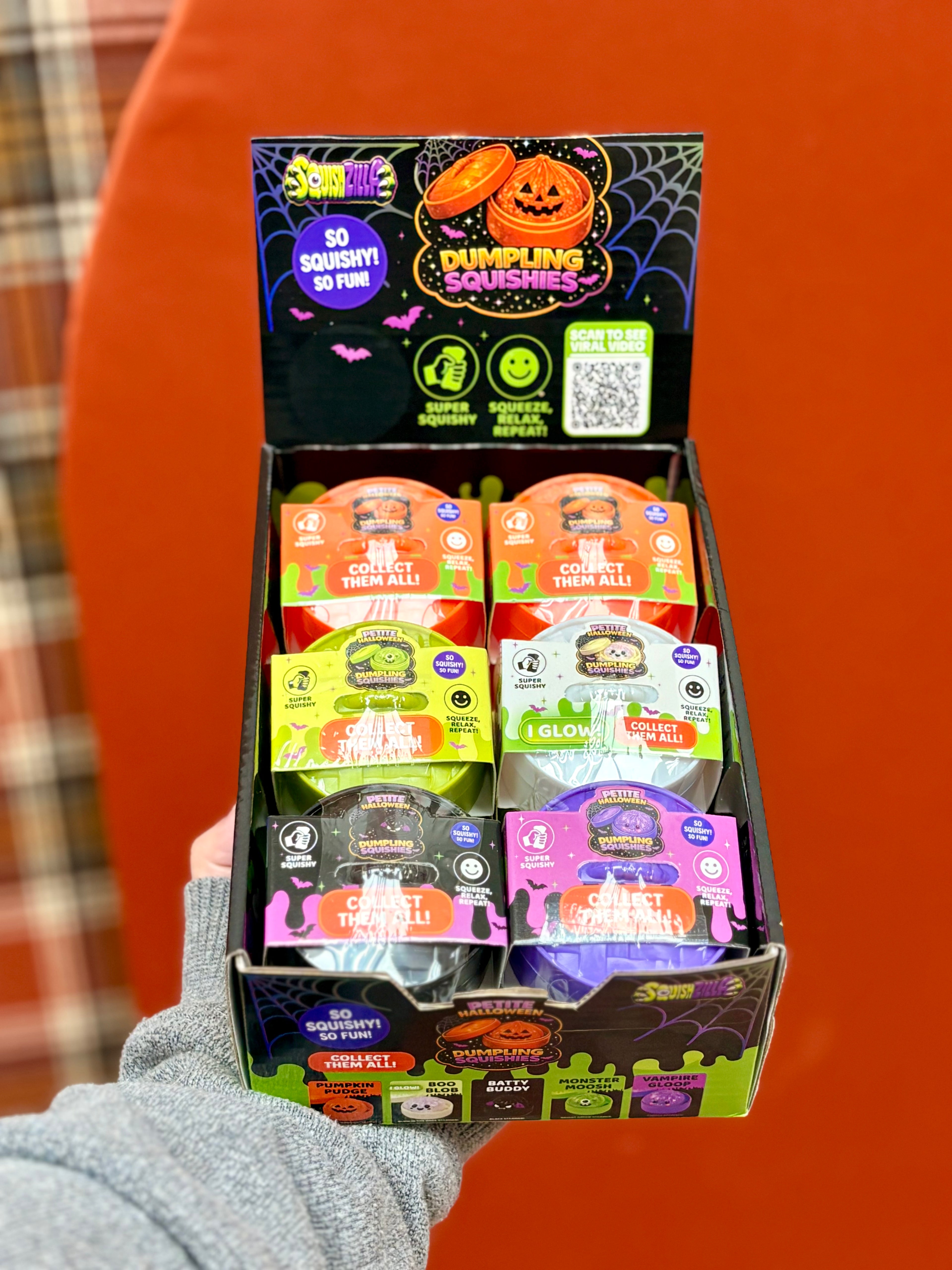 mini halloween squishy dumplings