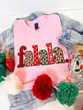 (PRE ORDER) falala Christmas tee