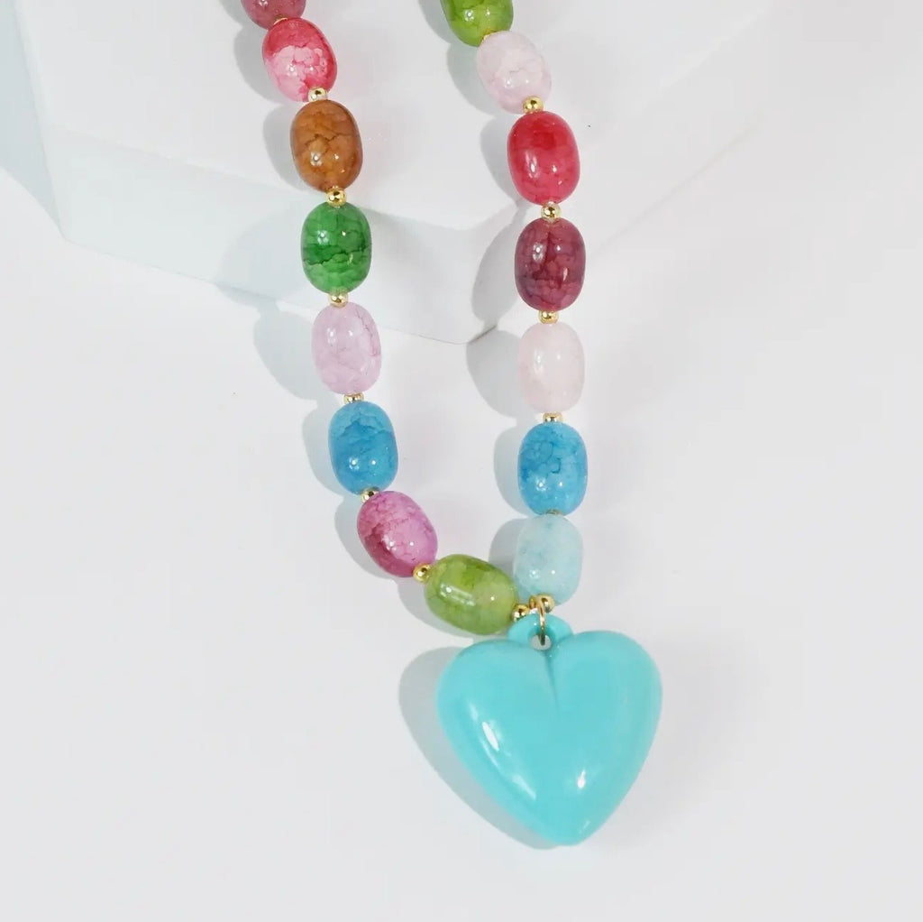 the happy heart necklace