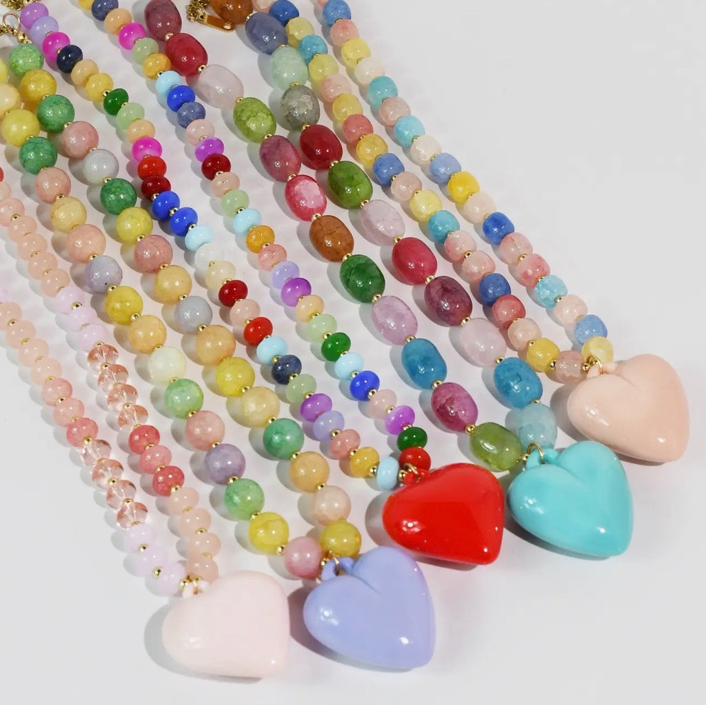 the happy heart necklace