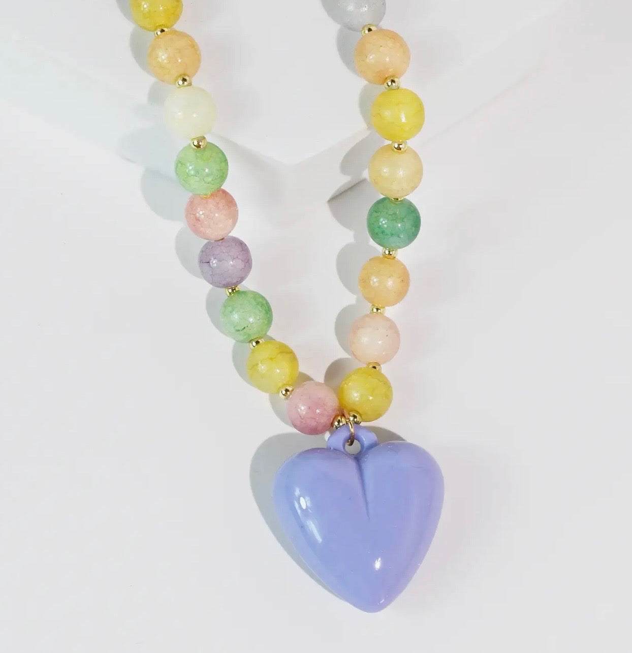 the happy heart necklace