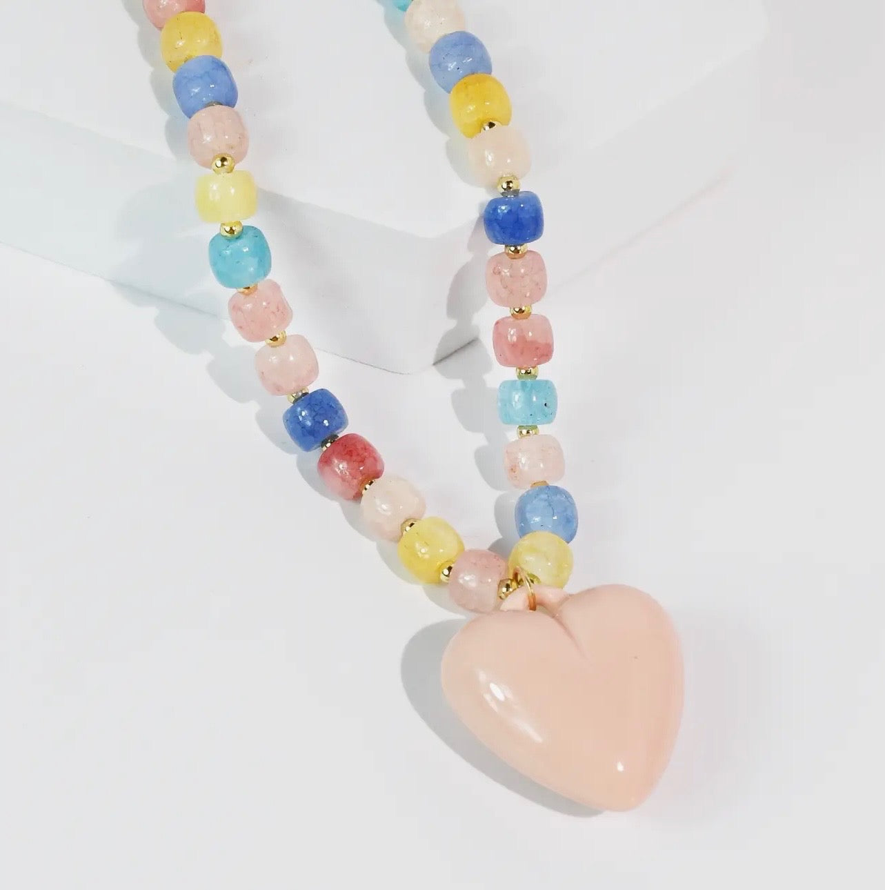 the happy heart necklace
