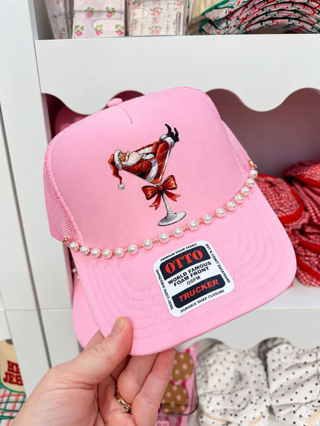 (PRE ORDER) Santa-tini trucker hat