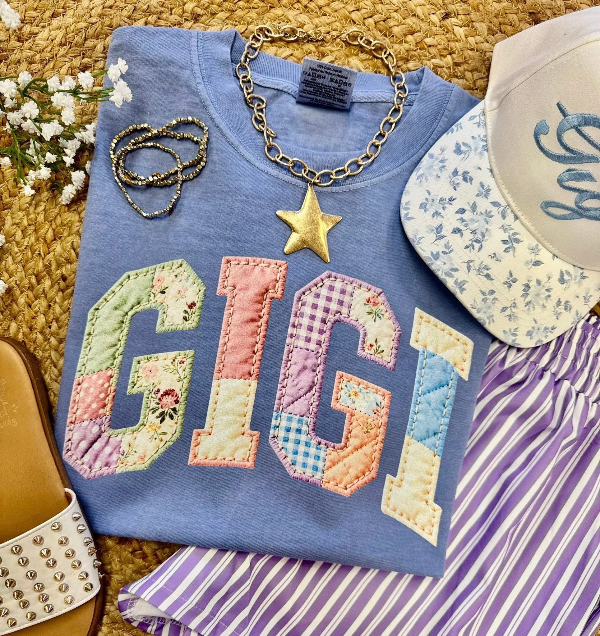 Custom Patchwork Mothers Day Tee Pre Order