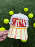 softball trucker hat