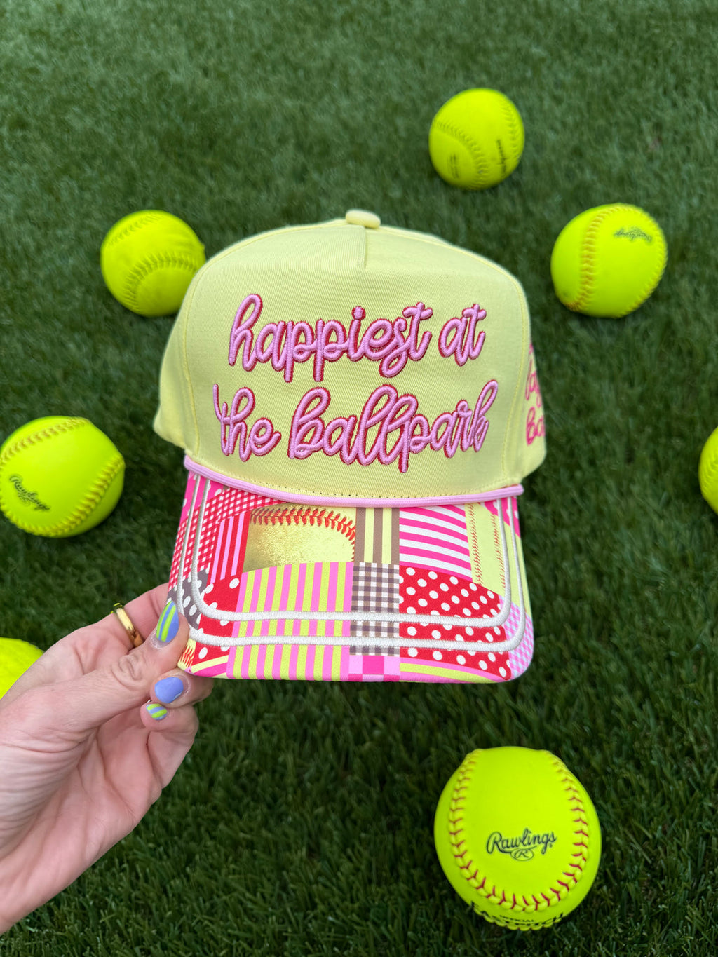 happiest at the ballpark hat