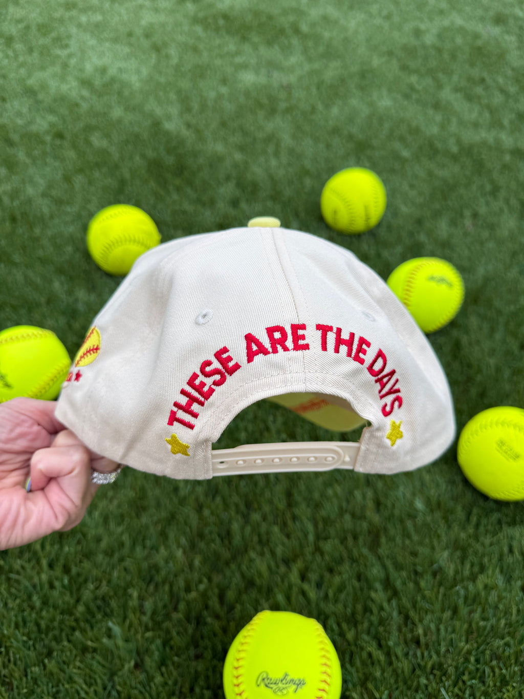 softball trucker hat