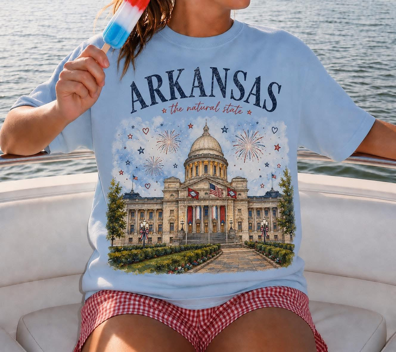 small town usa saline county pre order tee