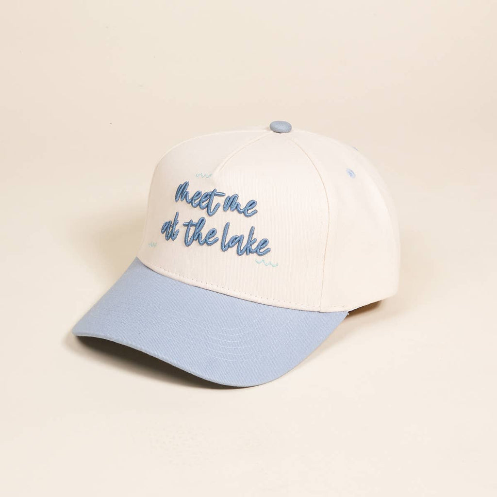 meet me at the lake hat
