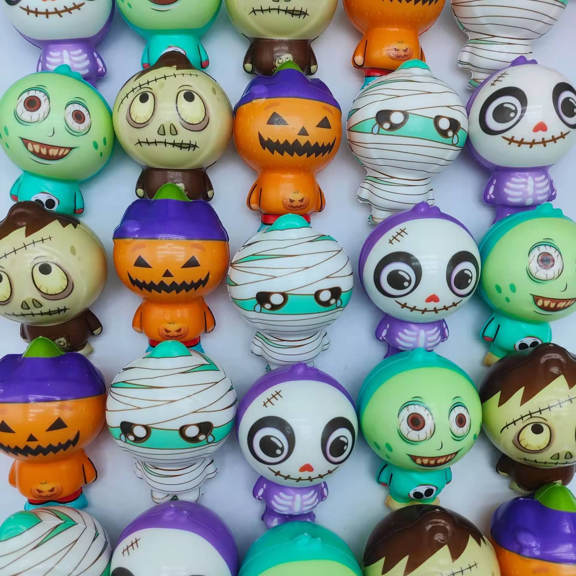 halloween monster squishies