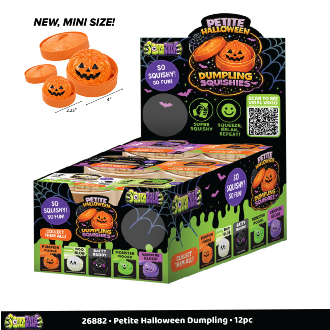 mini halloween squishy dumplings