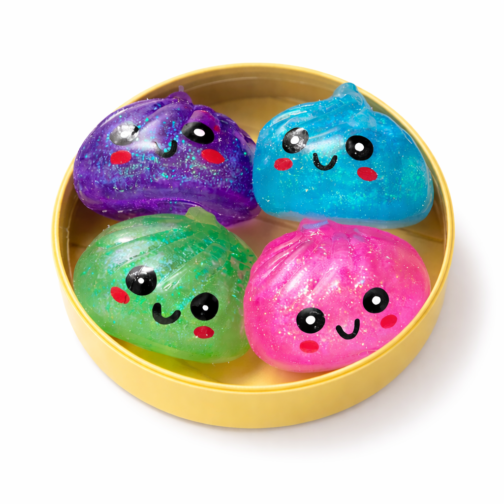 mini dumpling squishies (set of 4)